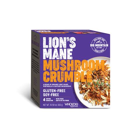 Big Mountain Foods Lion S Mane Mushroom Crumble 300g Compass