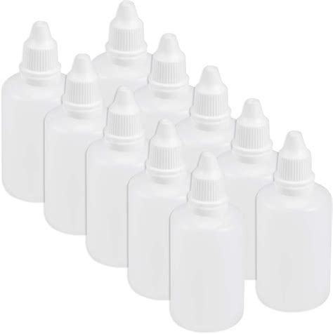 20 Ml 0 68oz 24PCS Empty Refillable Plastic Squeezable Dropper Bottle