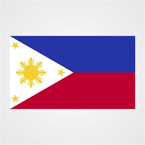 Premium Vector Philippines Flag