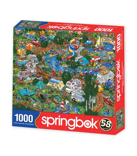 Springbok 1000pc Camping World Jigsaw Puzzle Joann