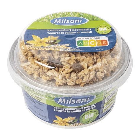 MILSANI BIO Yaourt bio au muesli bon marché chez ALDI