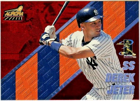 Pacific Aurora Pennant Fever Red Derek Jeter New York Yankees Ebay