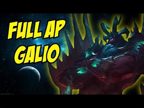 HOW TO HAVE FUN IN LEAGUE OF LEGENDS FULL AP GALIO YouTube