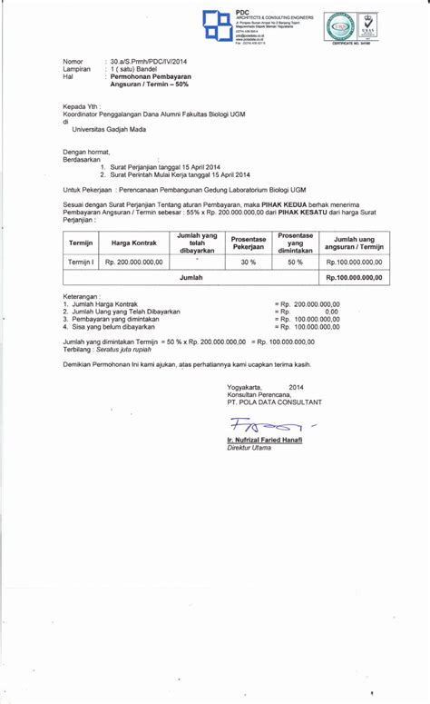 Contoh Surat Permohonan Pembayaran Invoice Misaelsrjacobson