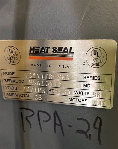 Heatseal T Swb Large Capacity Shrink Wrap Heat Tunnel Vision