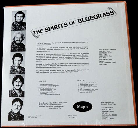 Release “gospel Bluegrass” By The Spirits Of Bluegrass Cover Art