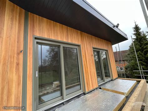 Durasid Foresta Cladding In Red Cedar Anthracite Fascias And Soffits