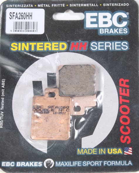 Ebc Pair Sfa Hh Series Scooter Sintered Brake Pads Mpn Sfa Hh Ebay