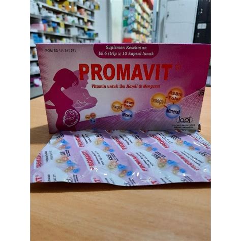 Jual Promavit Vitamin Ibu Hamil Dan Menyusui 1 Strip Shopee Indonesia