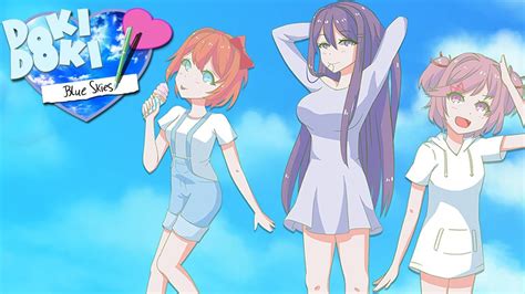 Official Full Release Doki Doki Blue Skies Ddlc Mod Sayori Route