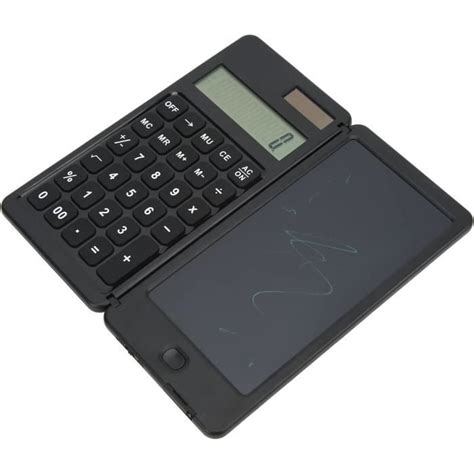 Calculatrice Solaire Pliable Affichage À 10 Chiffres Légère Portable