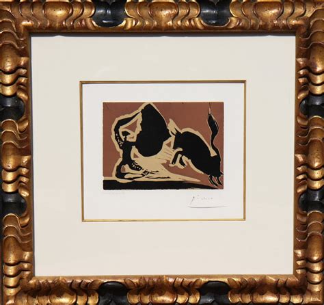 Pablo Picasso Bullfight Linocut Suite B 942 946 For Sale At 1stdibs