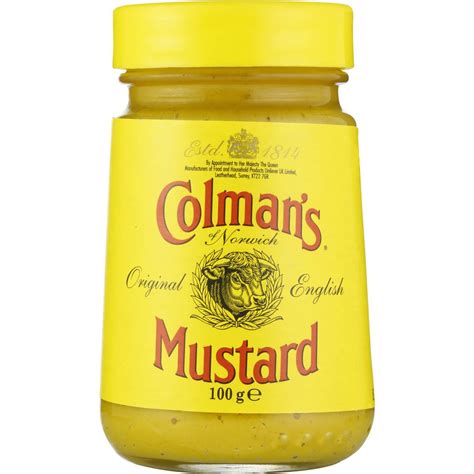 Colmans Ingredients English Mustard 100g Woolworths