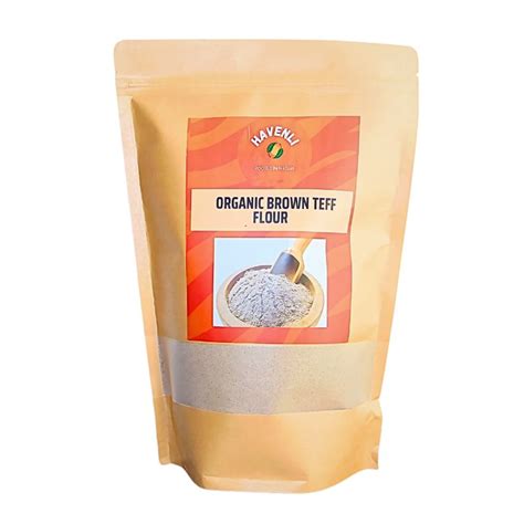 Organic Brown Teff Flour 1kg Healthwise Hypermarket