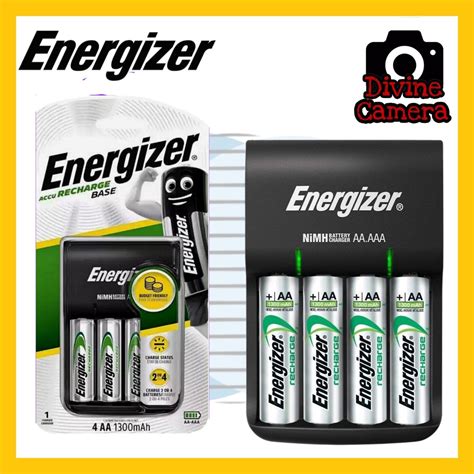 4s Energizer Aa 1300mah Rechargeable Battery With Base Charger 4aa