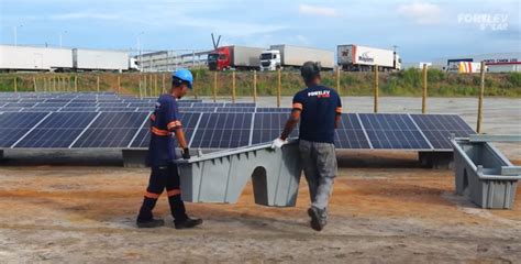 Fortlev Solar Lan A Estrutura Patenteada Para Montagem De Pain Is Em