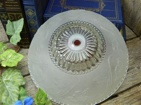 Beautiful Art Deco Frosted Glass Ceiling Light Shade Etsy Glass Ceiling Lights Glass