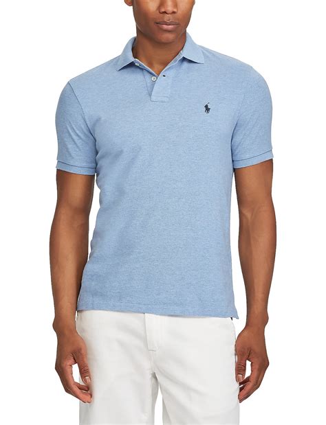 Polo Ralph Lauren Slim Fit Mesh Polo Shirt Short Sleeved Polos