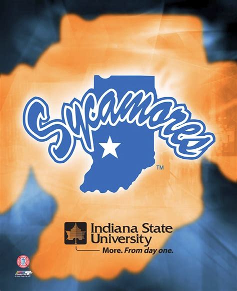 Indiana State Sycamores NCAA Logo Photo - 8" x 10" - Dragon Sports