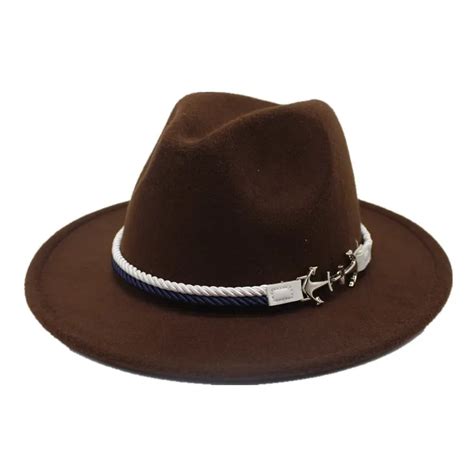 OZyc Sombrero De Fieltro De Lana Para Hombre Y Mujer Sombrero De Ala