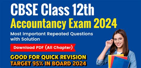 Cbse Class Accountancy Exam Most Important Repeated Questions