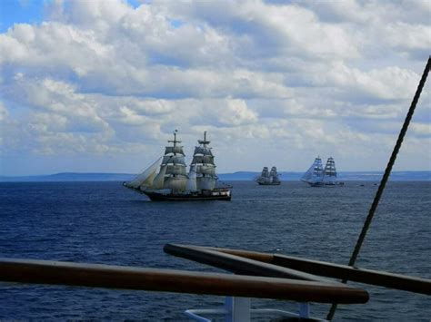 Dar Młodzieży pierwszy na mecie drugiego wyścigu The Tall Ships Races