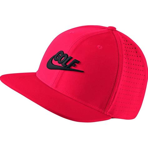 Mens Nike Golf Hat Performance Cap Dri Fit Stretch Snap Back 868377 653