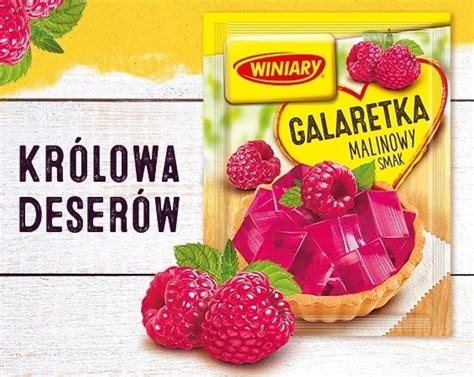 Winiary Galaretka Malinowy Smak G Zakupy Online Z Dostaw Do Domu