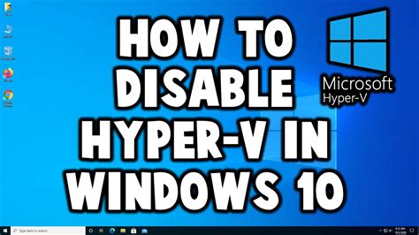 Disable Microsoft Hyper V Windows 11