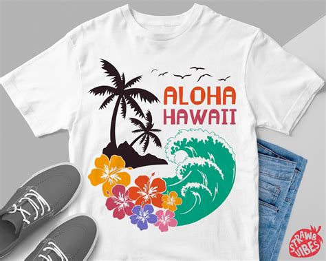 Aloha Hawaii Svg Hawaii T Shirt Svg Vacation Holiday Shirt Etsy