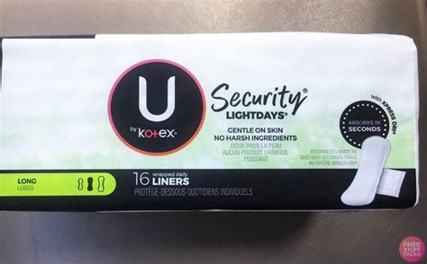 Free U By Kotex Liners Moneymaker Free Stuff Finder