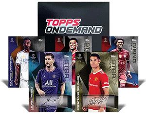 Cambiar cartas lista de comprobación y fotos para Topps On Demand UEFA