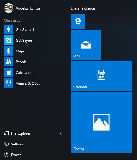 Customize Windows 10 Start Menu Molikorean