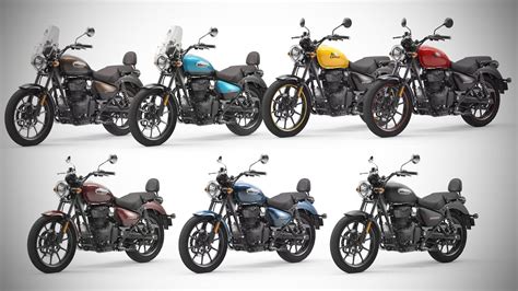 royal enfield meteor   colour options images autobics youtube