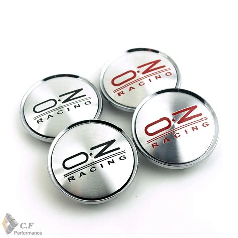 Rhino Tuning 63mm 4PC Car Wheel Center Cap OZ O Z Racing Hub Cap Emblem