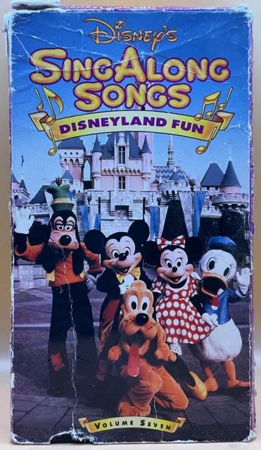 Disney S Sing Along Songs Disneyland Fun Vhs Buy Get Free Eur