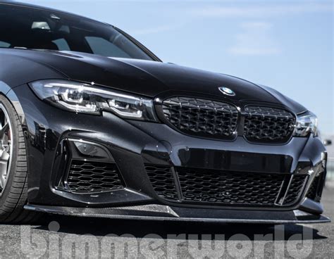 Suvneer Carbon Fiber Front Lip Bmw G20 M Sport 330i M340i 2019 2023