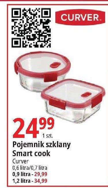 Pojemnik Szklany Smart Cook 900 Ml Curver Cena Promocje Opinie