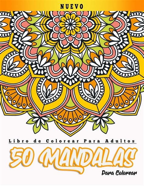 Mandalas Libro De Colorear Para Adultos Libro De Colorear Para