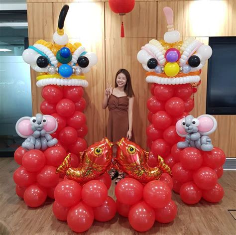 8 Types Of Chinese New Year Balloon Decorations - Singapore Balloon ...