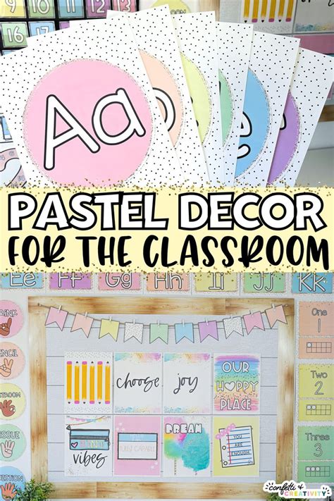 Pastel Classroom Decor Bundle Pastel Classroom Theme Classroom Decor Classroom Bundle Teacher