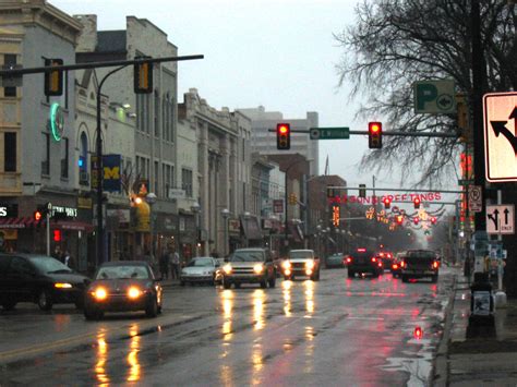 Ann Arbor Mi Downtown Ann Arbor At East William And State Street