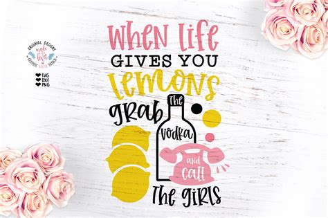 When Life Gives You Lemons SVG Lemon Quotes Lemon Sayings Etsy Canada