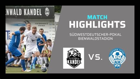 Runde Bitburger Verbandspokal S Dwest Fc Bienwald Kandel Vs Sv