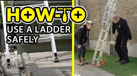 How To Use A Ladder Safely 4 1 Rule Youtube