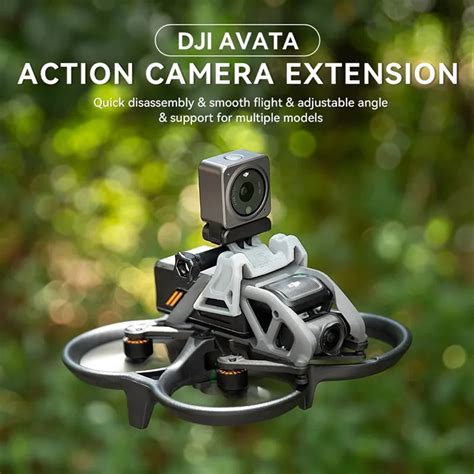 DJI Avata Drone Extensão Bracket GoPro 10 9 DJI Action 2 Insta360