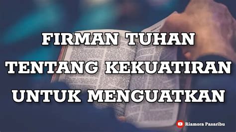 Firman Tuhan Tentang Kekuatiran Untuk Menguatkan Iman Dan Memberi