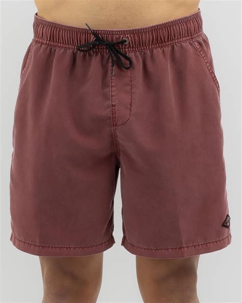 Shop Billabong All Day Overdye Layback Board Shorts In Brick Fast