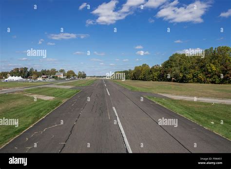 Small Regional Airport Runway Stock Photo - Alamy