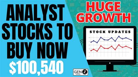 Wall Street Analyst S Top 3 Stocks To BUY Now Growth Stocks With HUGE